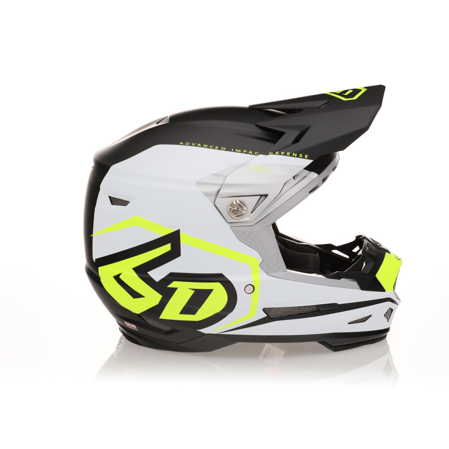 Casco 6D ATR-2 DELTA NEON Giallo Opaco