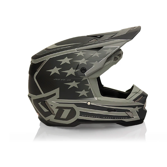 Casco 6D ATR-3 PATRIOT Nero Opaco