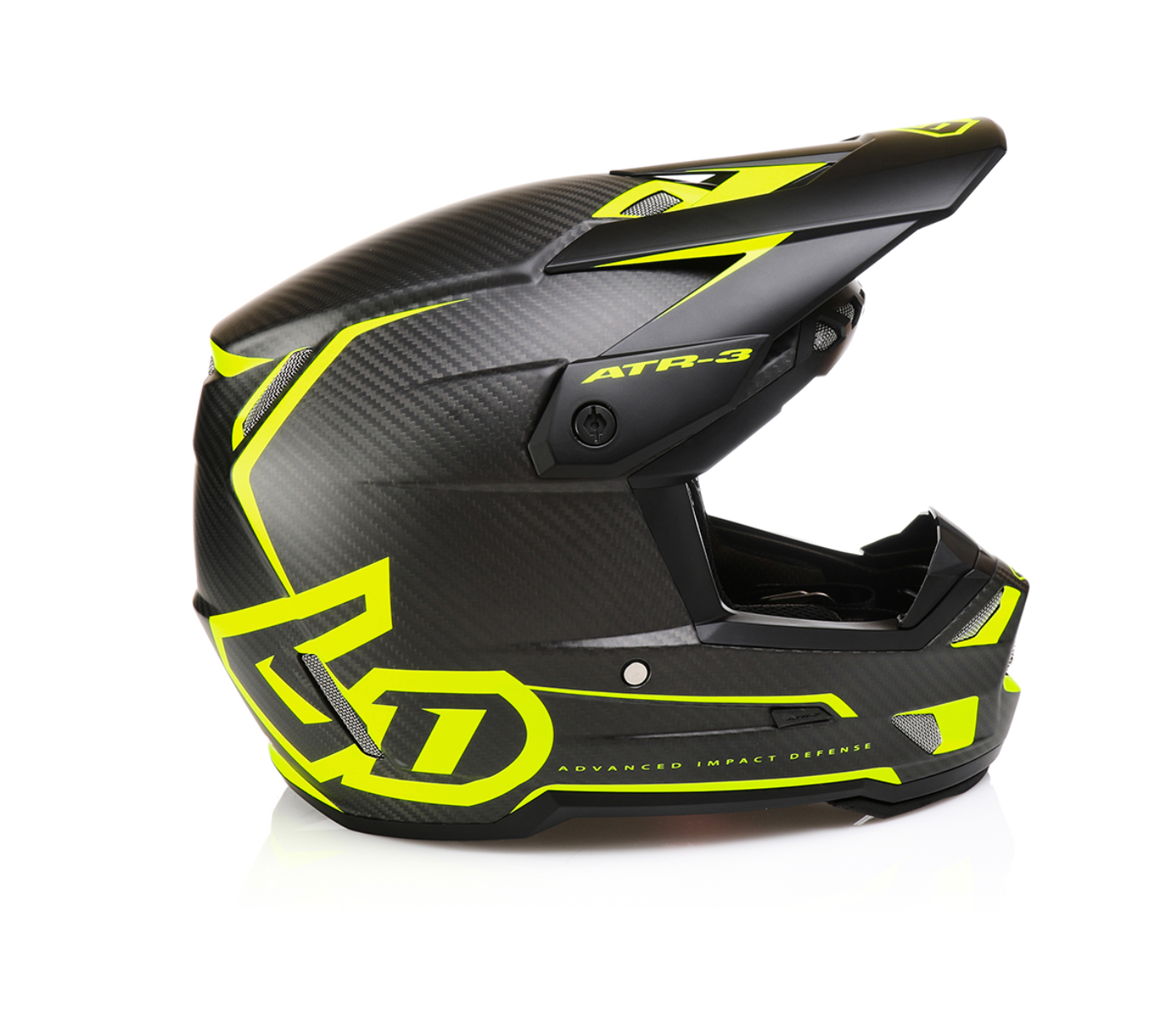 Casco 6D ATR-3 NOVA Giallo Neon Opaco