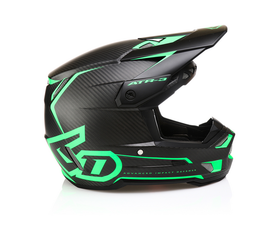 Casco 6D ATR-3 NOVA Verde Neon Opaco