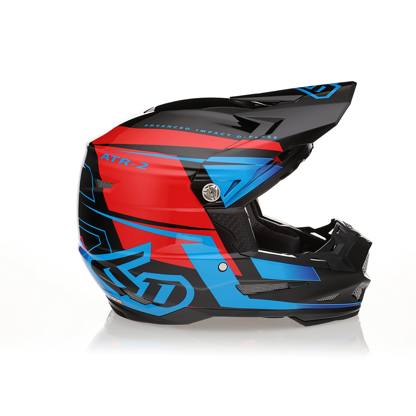 Casco 6D ATR-2 MACH Blu Rosso Nero