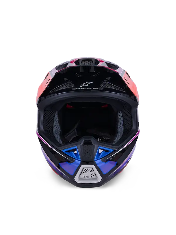 Casco Alpinestars  Supertech M7 Fuse Blu, Rosa, Viola