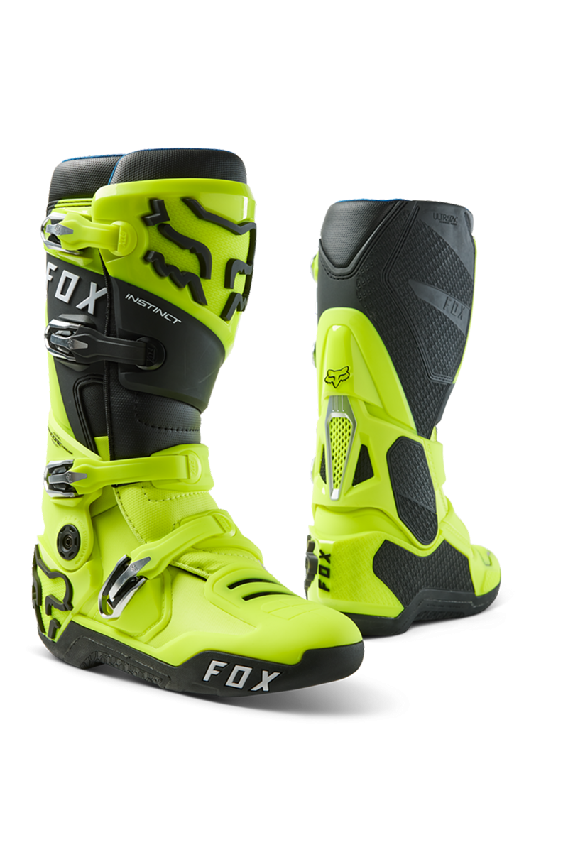 Stivali Cross Fox Instinct Neri Giallo Fluo