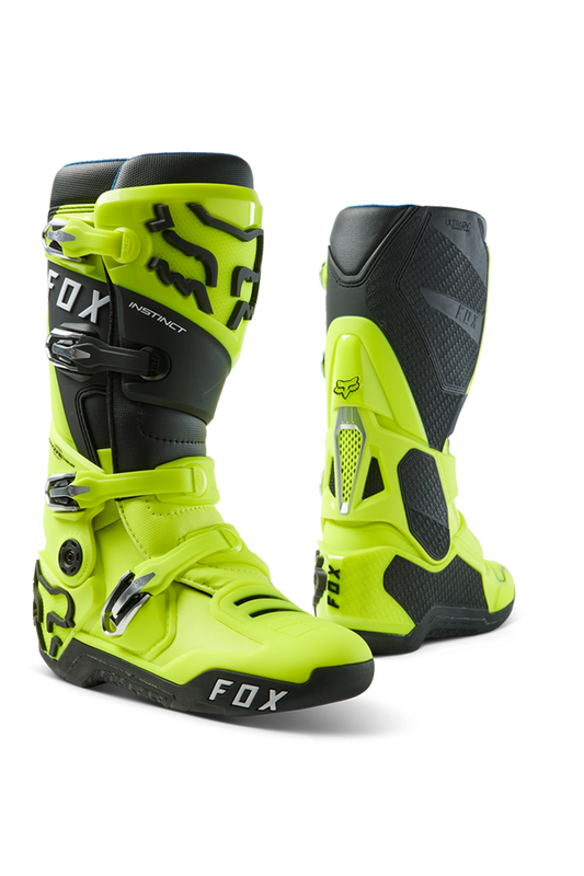 Stivali Cross Fox Instinct Neri Giallo Fluo