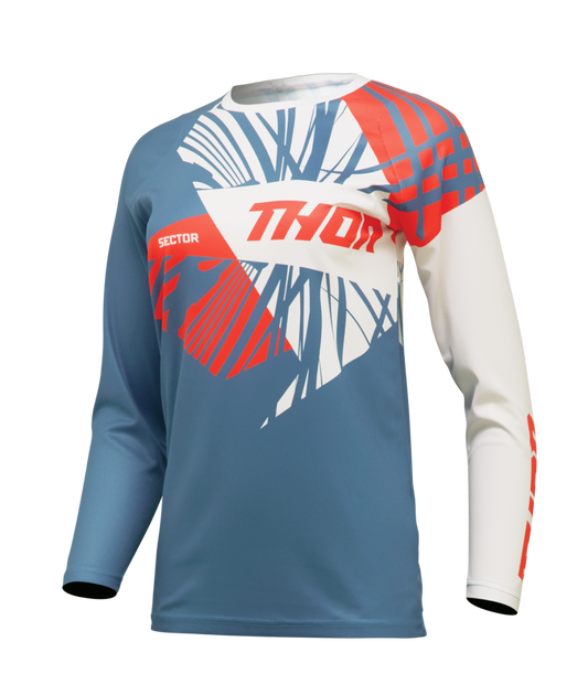 Maglia Thor Woman Sector Split Blu e Bianco