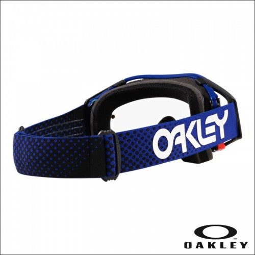 Maschera Oakley Airbrake MX Trasparente Blu