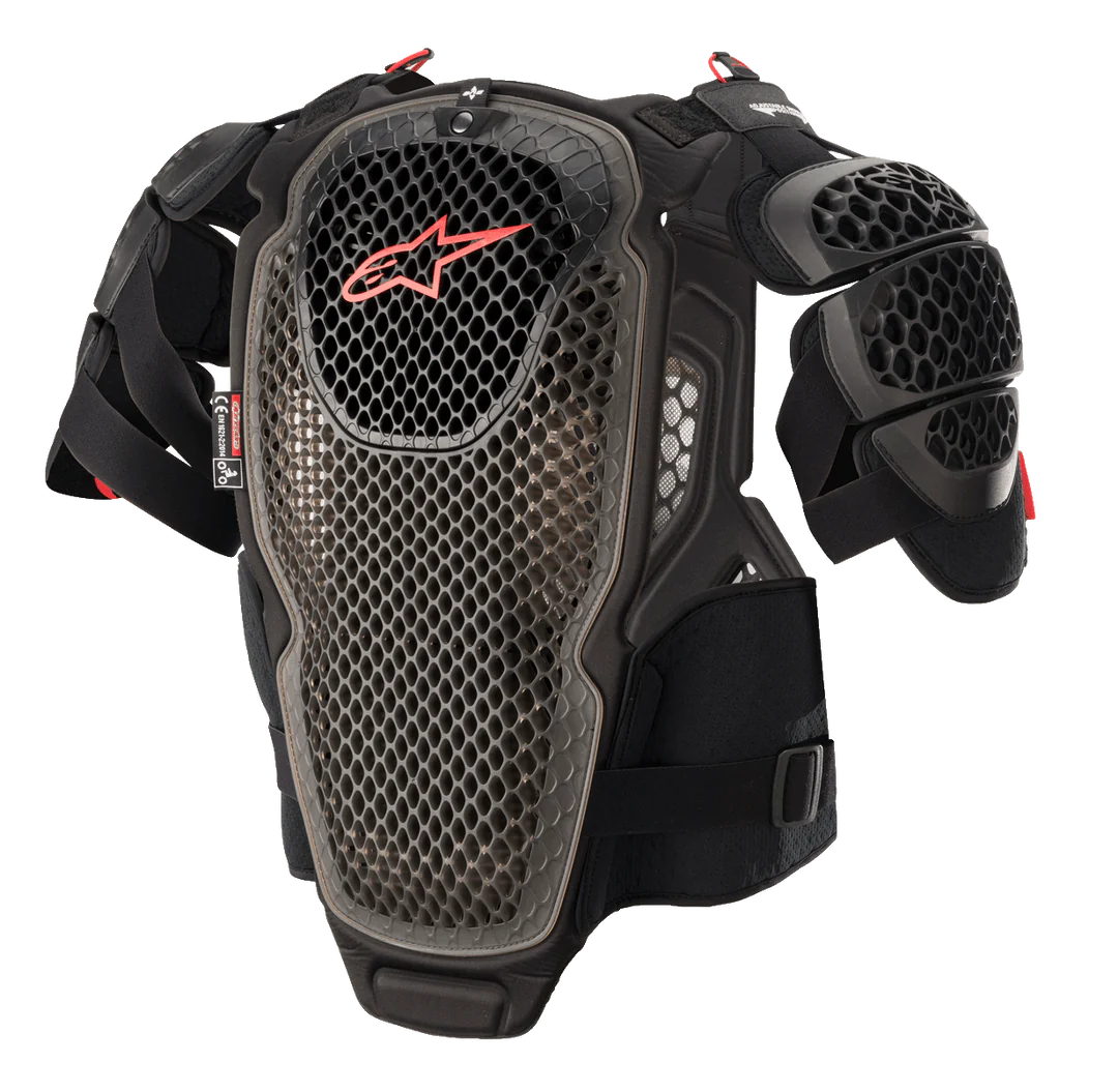 Pettorina Alpinestars A-6 Nero e Rosso