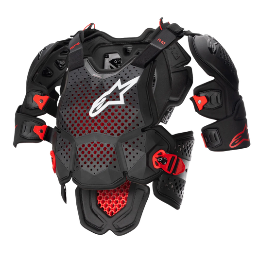 Pettorina Alpinestars Integrale A-10 Nero e Rosso