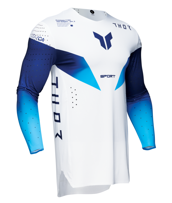 Maglia Thor SportMode Strike Bianca Blu