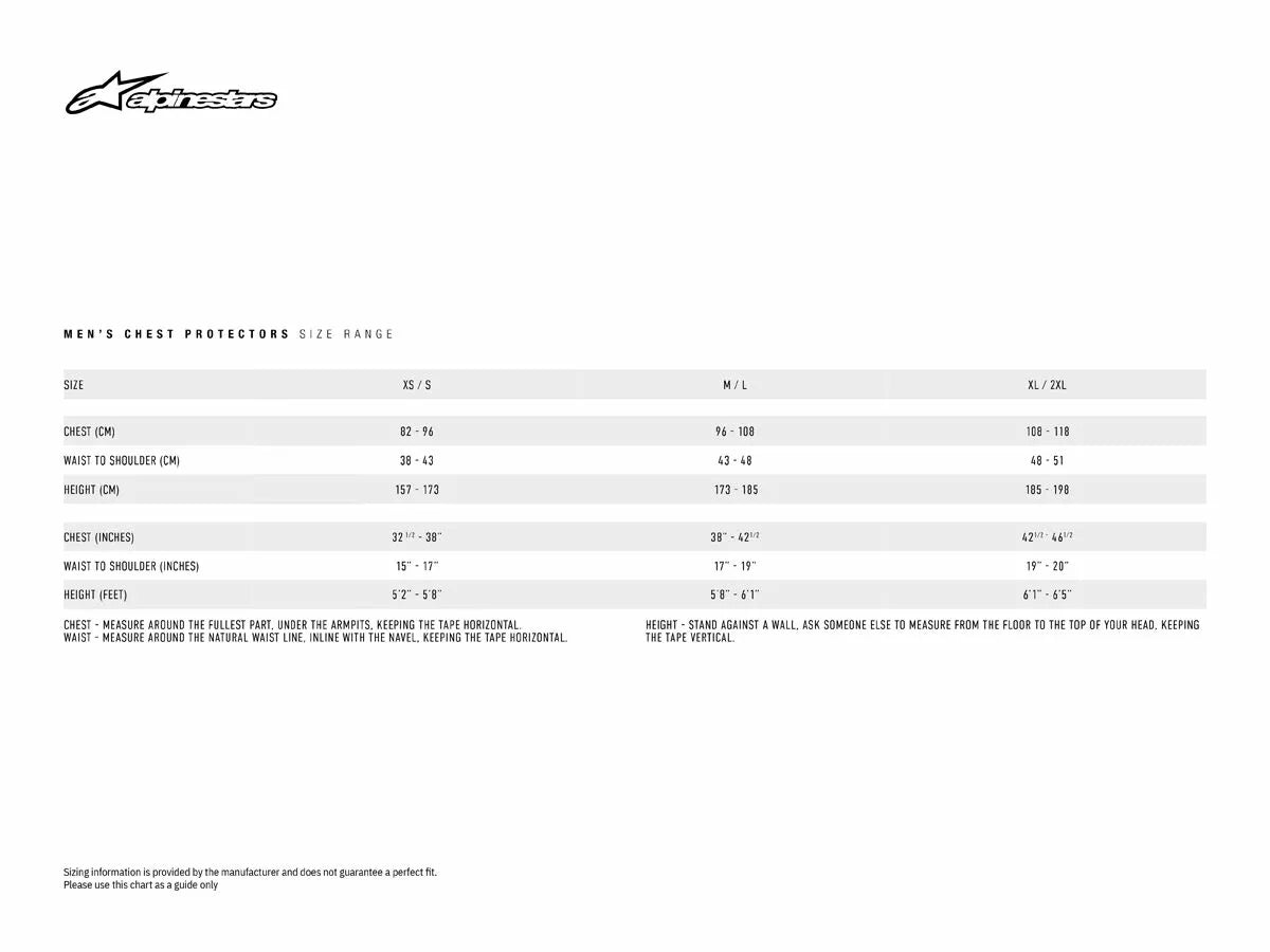 Pettorina Alpinestars A-6 Nero e Rosso