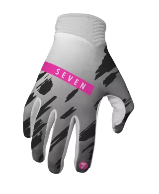 Guanto Seven MX Zero Bianco Rosa
